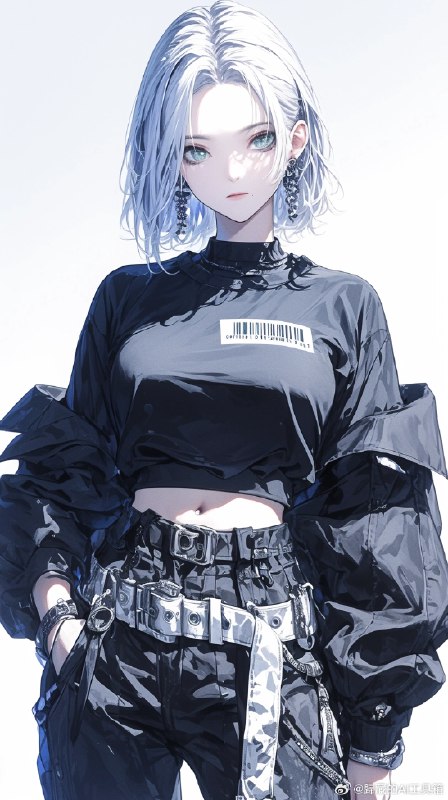 🧪#晚安提示词# 一套Niji提示词，Niji V6挺有意思的，--s的值和是否开Raw格式对画面风格和生成内容的影响非常大，感兴趣可以自己改一下提示词的参数看看