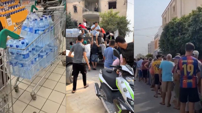 תוניסאים מספרים את סיפור הקיץ של המחסור שלהם