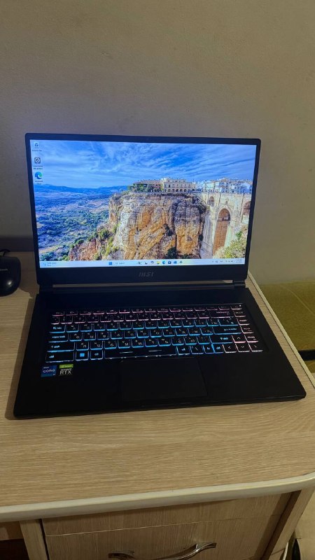 Продаю MSI Stealth 15M B12UE — Тонкий игровой ноутбук (i7-1280P / RTX 3060) — фото 1