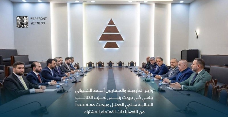 שר החוץ הסורי נפגש בביירות עם מנהיג הכתאאב לחיזוק הדיאלוג