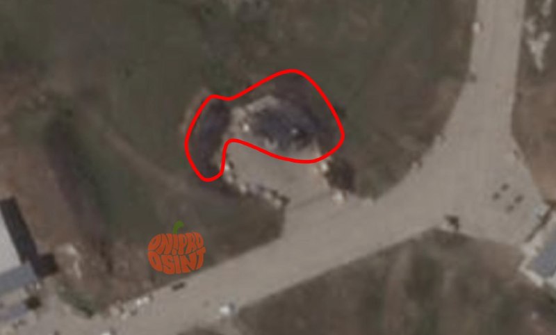 Satellite imagery analyzed by DniproOsint confirmed at least 8 impacts at Hvardiiske airfield following a Ukrainian drone attack on July 18.