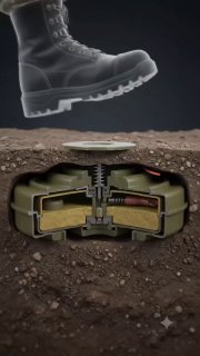 Ever wondered how a Landmine works? Watch this The mechanism, frame by frame.Did you know? 🎓