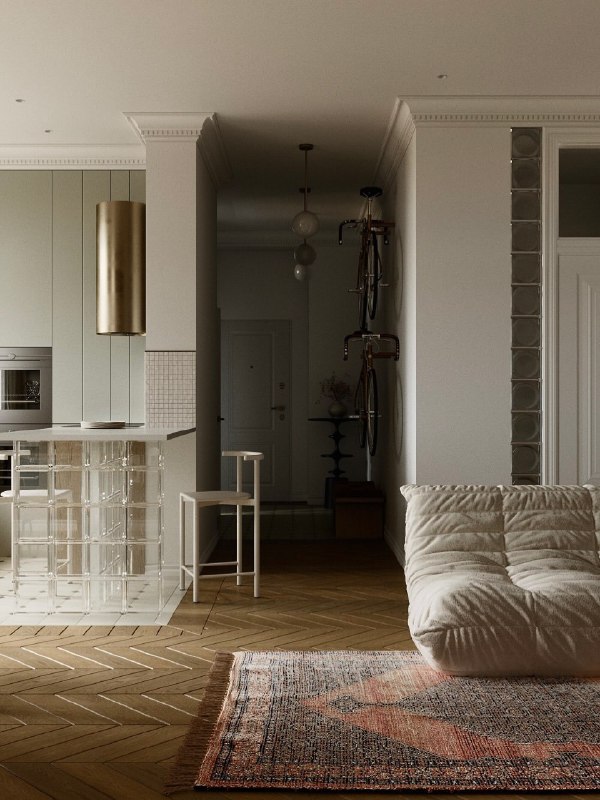 Оцените дизайн проект кухни-гостиной-столовой по 10 бальной шкале. Мы в МАХ - изображение 2 - оцените, дизайн, проект