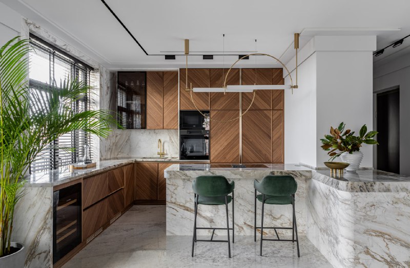 Объединили две квартиры и создали современный интерьер с классическими акцентами Саша Кама, дизайнер и основательница Kama Design Bureau, создала и... - изображение 1 - интерьер, две, квартиры