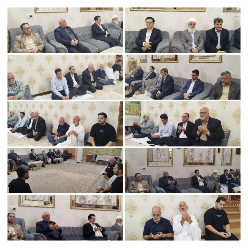 تایباد آنلاین: 🔴 حضور #دکتر_عثمان_سالاری در معیت فرماندار تایباد و هیئت همراه در منزل مرحوم حاج صادق رحیمی جهت عرض تسلیت به خانواده های