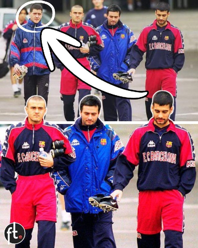 نقل و انتقالات فوتبال: 🌐 #منهای_نقل_و_انتقالات❗️ ⁉️⚽️ این عکس از لوئیز انریکه، ژوزه مورینیو و پپ گواردیولا خیلی وایرال شده، اما نفر چهارم این ع