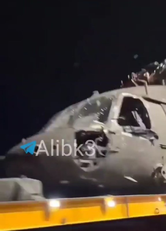 בסרטון, שפורסם להובלת מסוקים, נראים נזקים של מסוקים אמריקאים כתוצאה מתקיפות איראניות בבסיס האמריקני Mowaffa…