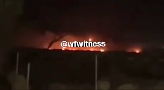 סרטון של התקפות מזל"ט של משמרות המהפכה על כווית שצולם מעיראק.