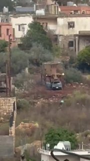 🚨 The occupation pulls a car from the city of Zoutar in the east of the country.