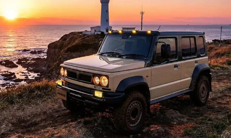 Пятидверный Jimny получил ретро-облик в стиле Lancia Delta 3