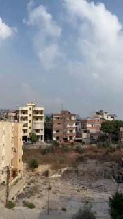 طيران الاحتلال يقصف مبنى في النبطية الفوقا جنوب لبنان