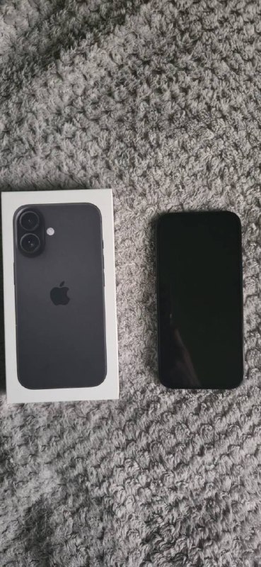 Продается iPhone 16 в хорошем состоянии без каких-либо царапин. Цвет черный (титаниум корпус). Купле — фото 1