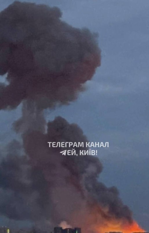 ️🇷🇺🇺🇦 פיצוצים משניים פרצו באתר חשוד לאחסון תחמושת בקייב לאחר שטילים בליסטיים וטילי שיוט הרוסים Iskander…