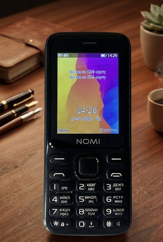 Кнопочный телефон Nomi — простая связь
