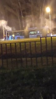 אוטובוס נוסעים החל לעשן בכביש קלוגה בטרויצק. משרד התחבורה אמר ל- שהאוטובוס שייך לספקית המסחרית סטארטרנס. וב…
