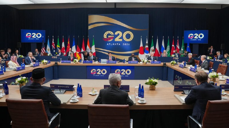 שרי החוץ של G20 שנפגשו עם רוביו מקבלים עמיתים, מטילים צל על ידי סכסוך