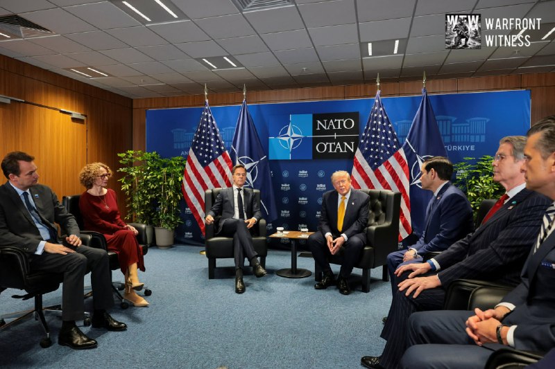️🇺🇸🇮🇷🌐 נשיא ארה"ב טראמפ כשנשאל בפסגת נאט"ו אם הפסקת האש הסתיימה, טראמפ עצר לפני שהשיב: