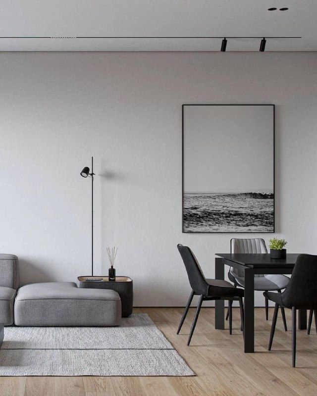 Квартира в минималистичном стиле Метраж 83 кв.м. Дизайн интерьера МЫ В МАХ подписаться - изображение 8 - квартира, минималистичном, стиле