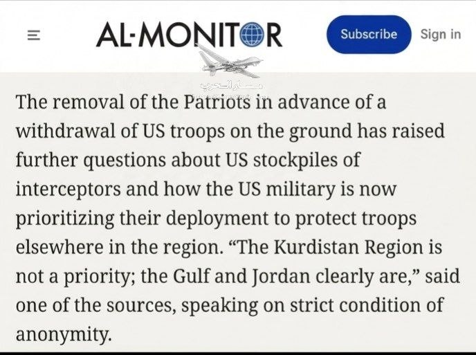 — 🇮🇷/🇺🇸/🇮🇶 נסיגת טילי הפטריוט מארביל עוררה שאלות לגבי מצבורי הטילים הללו בארה"ב וכיצד צבא ארה"ב מעדיף…