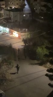 חלק מהסתערות כוחות הכיבוש על אזור "דבת אל-ג'נים" בג'נין.