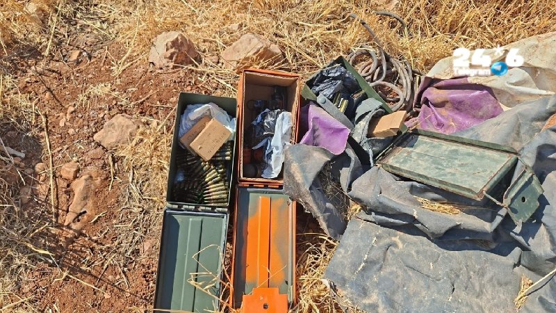 🇮🇱 לפני זמן קצר פעל צוות של המפקדה הבין ארגונית במחוז ש"י באזור בנימין ואיתר מצבור אמצעי לחימה. חבלנים הו…