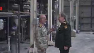 כלי תקשורת באיראן מפרסמים סצנות מביקורו של הרמטכ"ל של הכוחות המזוינים ומפקד מפקדת חאתם אל-אנביה, עלי עבדאלל…