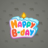 B-Day Candle #63