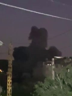 דחוף: מטוסי הכיבוש פותחים בפשיטה בפאתי העיירה חריס, דרומית ללבנון.