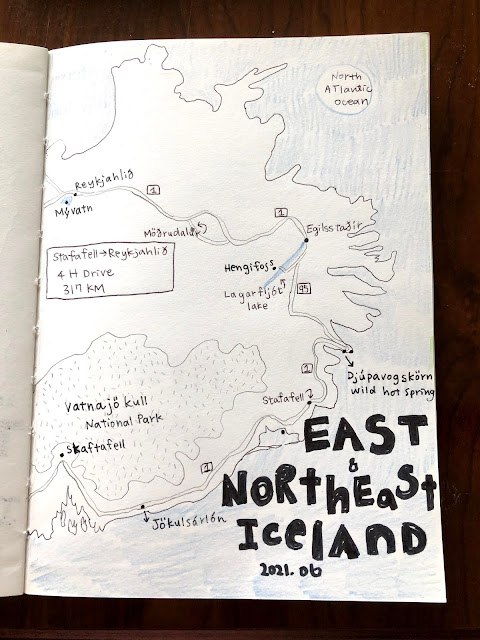 2021 冰島(4) 懸掛瀑布與米湖- Iceland (4): Hengifoss and Mývatn