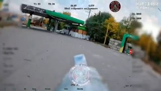 סלביאנסק עבודה קרבית עם כטב"מים סיבים אופטיים מול מטרות אויב שונות שבוצעו על ידי מפעיל אחד עם סימן הקריאה "…
