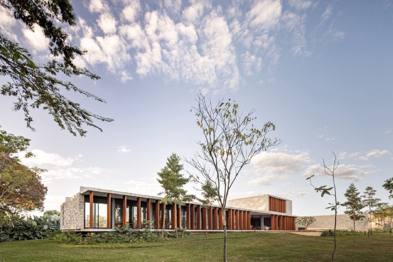 Каменный дом Esquadra Arquitetos Бразилия Площадь 580 м Год 2021 - изображение 6 - каменный, дом, esquadra