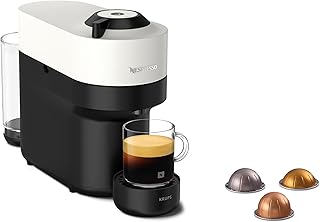 Nespresso - KRUPS Vertuo Pop, Cafetera de Cápsulas, Capacidad 0,56L, Blanca | Am