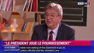 French presidential candidate Jean-Luc Melanchon: