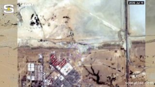 צילומי לוויין מראים כי התקיפות האמריקניות כוונו לעבר פתחי מנהרות תת-קרקעיות בבסיס הימי של משמרות המהפכה סמו…