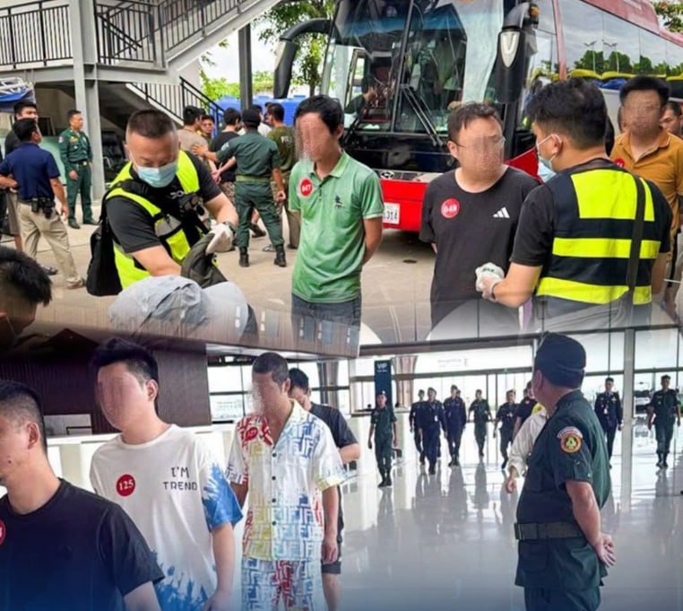 东南亚华人大事件：柬埔寨移民总局近日通报 已将170名涉嫌参与网络诈骗 非法居留及毒品配图