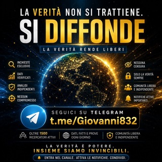 Telegram profile photo for LA VERITÀ RENDE LIBERI