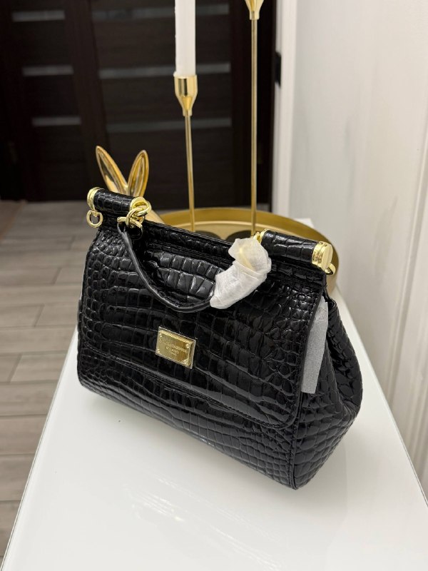 Dolce Gabbana Dolce & Gabbana Sicily Croco Black, фото 2