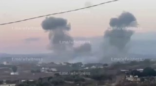 ️🇱🇧🇮🇱 צילומים נוספים של התקיפות האוויריות הישראליות שתקפו אזור בין העיירות מייפדון וזאוטאר א-שרקייה, דר…