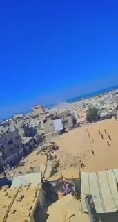 הרגע שבו מטוס הכיבוש פתח בפשיטה על מוואסי חאן יונס, שהביא להרג