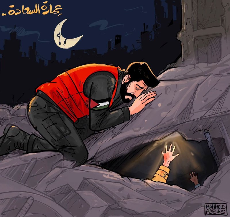 انهيار عمارة السعادة في غزة يودي بأرواح النازحين
