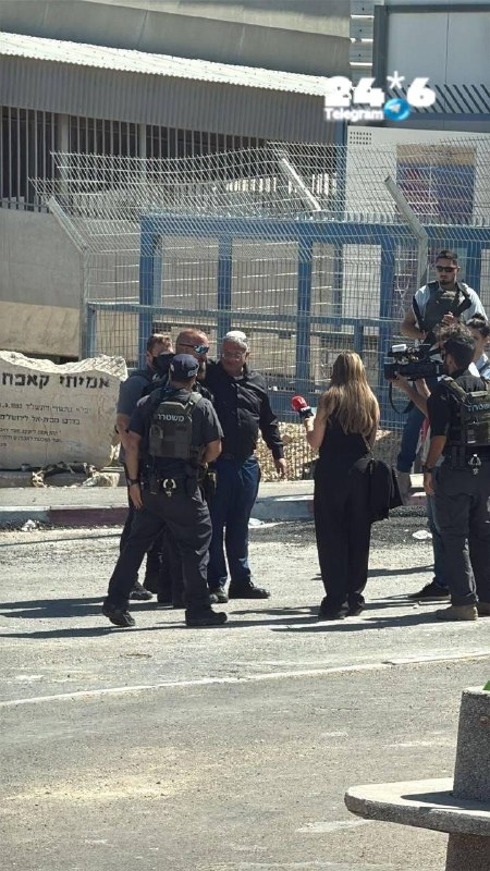 🇮🇱 בן גביר הגיע לקלנדיה להשתתף בפינוי מתחם אונר״א.