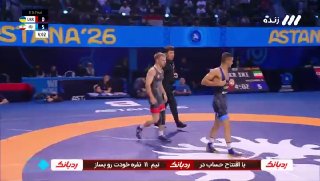 מילאד ואליזאדה פתח עם ניצחון 11-0; להילחם עם האמריקאי בסיבוב הבא מילאד ואליזאדה במשקל 57 ק"ג היאבקות חופשית…