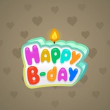 B-Day Candle #196