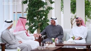 The President of the United Arab Emirates, Sheikh Mohammed bin Zayed, received the Saudi Defense Minister, Prince Khalid bin Salman, earlier today.