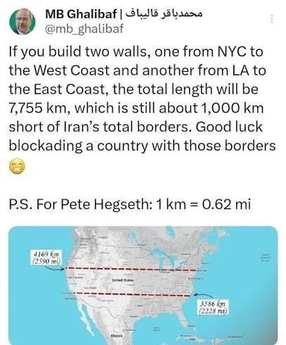 חליבאף מודה: המצור הימי היה "מלחמה שאין לתאר" ושבר את כלכלת איראן