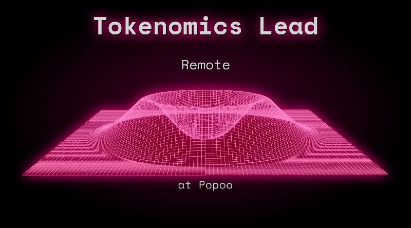 Web3 Tokenomics Lead Remote at Popoo