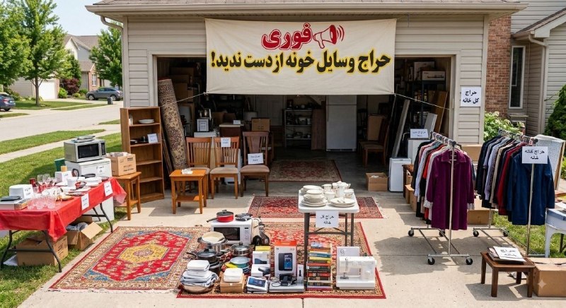 پایگاه خبری هاژه: 📣فوری🔹وسایل خونه حراج شد از دست ندید.🔹https://t.me/semsarikaa