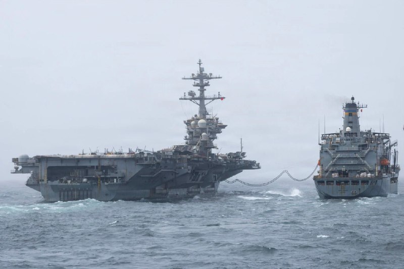 Iranian Naval Force: ناوهواپیمابر آبراهام لینکلن پس ۲۷۴ روز خاورمیانه را به سمت آمریکا ترک کرد ، این مدت احتمالا در زمان رسیدن به بندر ، به ب