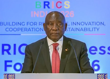 נשיא דרום אפריקה חלה בעקבות השתתפותו בפסגת BRICS שהתקיימה בהודו.