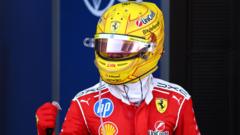 Льюис Хэмилтон взял первую победу за Ferrari на трибунах Гран-при Барселоны-Ката